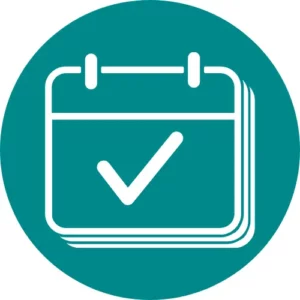 Icône d'un calendrier